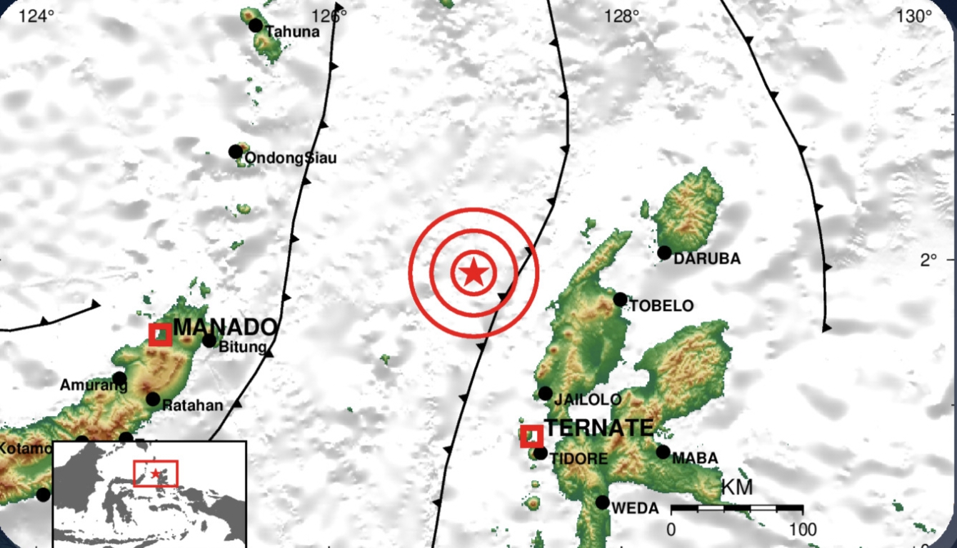 Usai Gempa Dasyat di Rusia, Gempa Susulan Terjadi di Maluku Utara