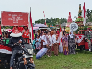 Petani Jadi Tema Utama Karnaval HUT RI di Halmahera Timur