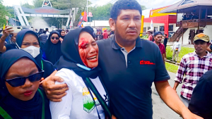 Demo Mahasiswa di Halmahera Selatan Ricuh, Dua Orang Luka Serius